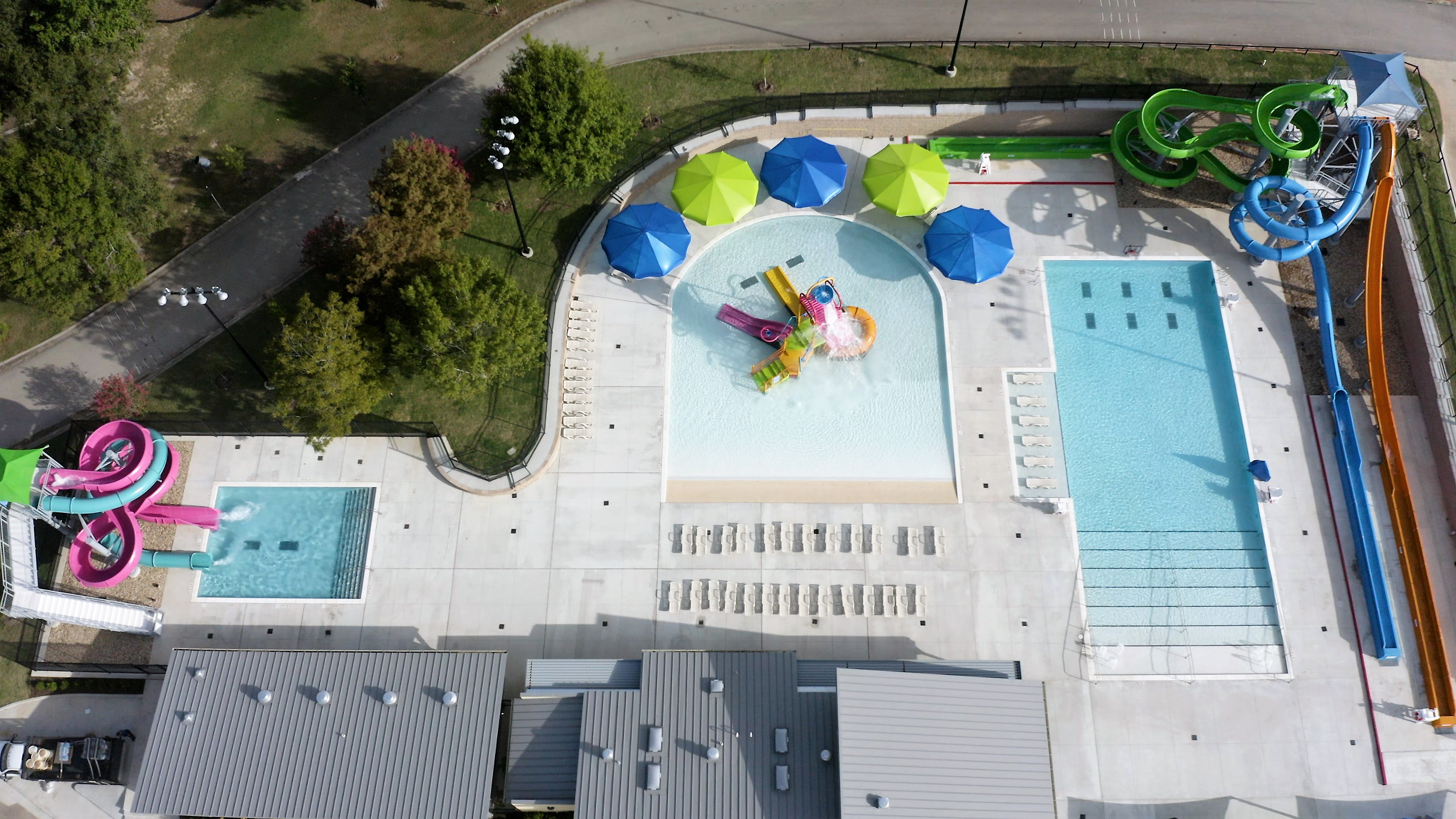 Conroe Aquatic Center Leisure Pool